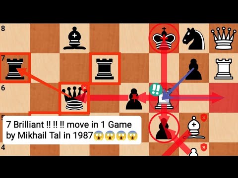 Mikhail Tal "7 Brilliant!! move" & Best attack of all time* & Shocking😱 Alexander Koblents in (1957)