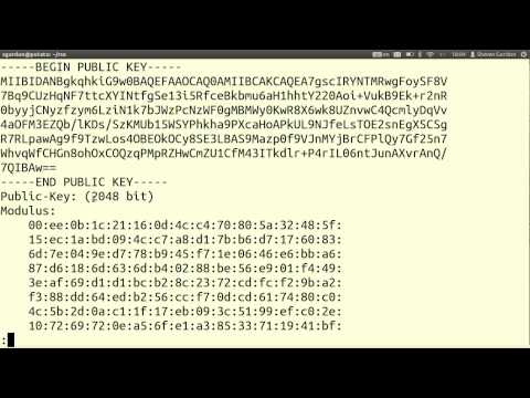 RSA Key Generation, Signatures and Encryption using OpenSSL