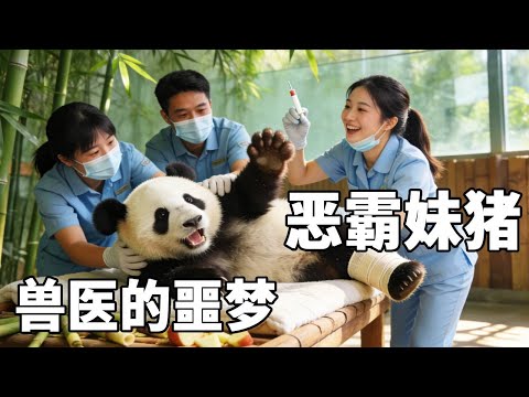 不到一岁成为长隆三大恶霸，妹猪成为兽医小姐姐的噩梦，还说它是长隆最凶的～【你好大熊猫】#大熊猫妹猪