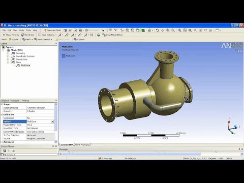 Efficient Meshing Tutorial with Ansys Workbench
