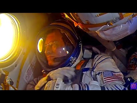 Astronauts Return To Earth From the ISS. Undocking and Landing