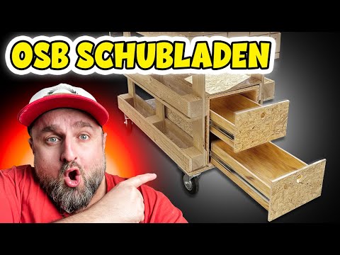 Step-by-step instructions for beginners - OSB drawers for the workshop