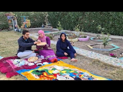 روتين يوم الجمعة والفطار في الحنينة #روتيني_يوم_الجمعة