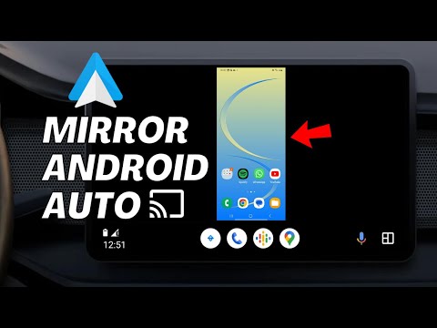 Mirror/Cast Android Phone Screen to Android Auto | Screen2Auto