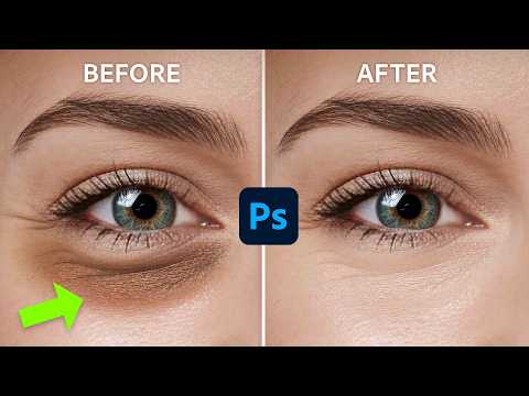 Flawlessly Remove Dark Eye Circles in Photoshop! [Pro Technique]