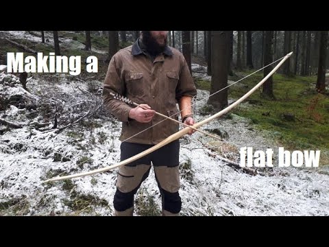 Bow making - Making an Elm self bow