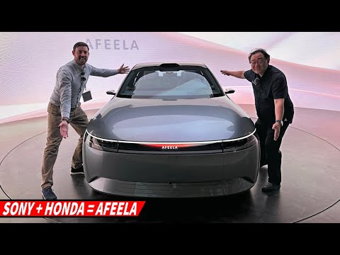 *HANDS ON* The 2026 Afeela sedan from Sony and Honda mixes 90's retro design with Playstation tech
