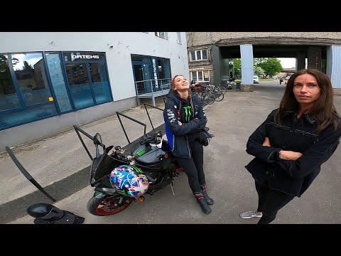 The beauty held on tight! Riga Places They Didn't Show You