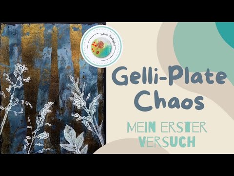 My first Gelli plate adventure – and I’m totally surprised! 🤩