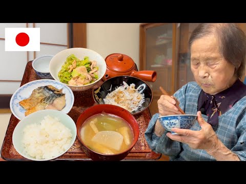 【94-Year-Old Japanese Grandma’s Healthy Night Routine】 Real meals, real warmth, real inspiration
