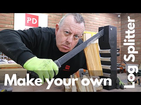 How to Make a DIY Log Splitter
