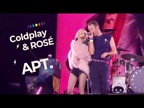 콜드플레이 x 로제 Coldplay x ROSÉ - APT  |  Music Of The Spheres Tour - Seoul, Korea 250425