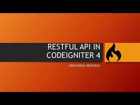 RESTful API in Codeigniter 4
