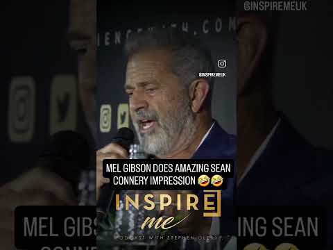 Mel Gibson gives amazing Sean Connery impression!