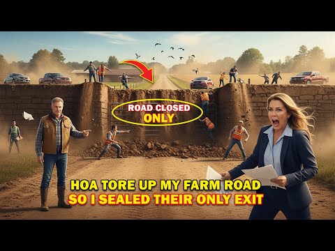 HOA Tore Up My Farm Road — So I Sealed Their Only Exit