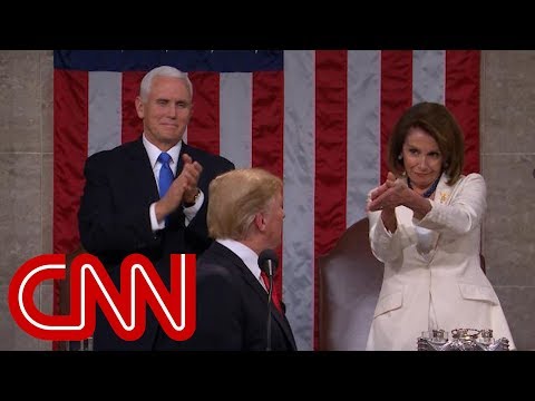Trump gets standing ovation from Nancy Pelosi at 2019 State of the Union