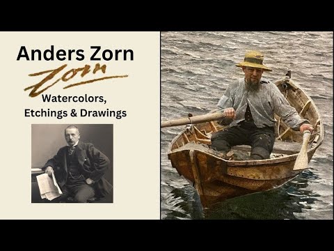Anders Zorn, Mastering Watercolor Painting and the Etching Press