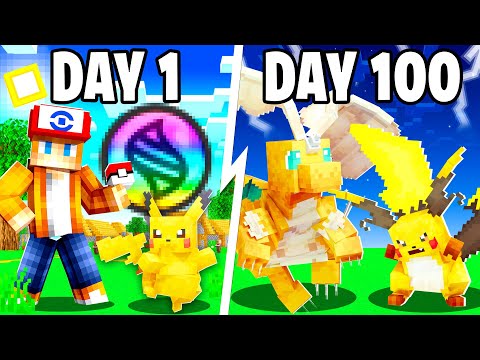 I Spent 100 Days as a LEGENDS Z-A MEGA TRAINER in Pokémon Minecraft Vs My Rival! (Duos Cobblemon)