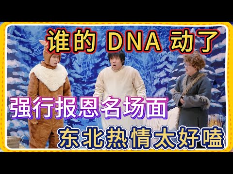 谁的 DNA 动了❓️强行报恩名场面，东北热情太好嗑【一年一度喜剧大赛】