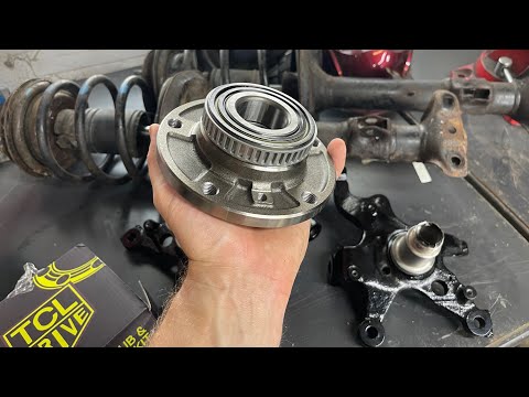 Rebuilding my BMW E36 318is wheel hubs to RACE CAR spec!