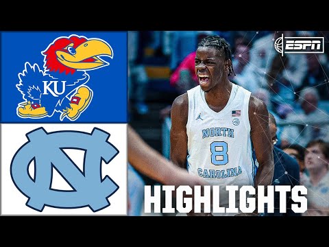 Kansas Jayhawks vs. North Carolina Tar Heels | Full Game Highlights | ESPN College Basketball