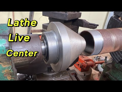 BUILD Your Own Giant Lathe Live Center From Scratch!