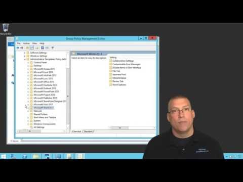Adding GPO settings to the central store