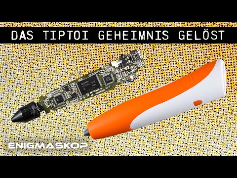 Wie funktioniert der tiptoi Stift? Der versteckte Punktcode im Buch.