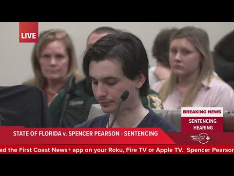 Moment Spencer Pearson learns his fate, hugs his parents goodbye