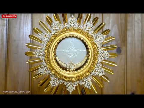 Adoración Eucarística en silencio. Una hora con el Señor expuesto. María con nosotros