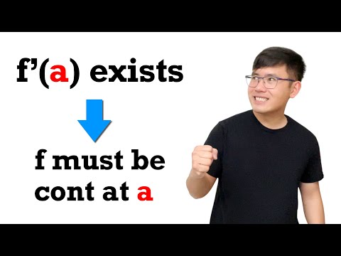 Proving differentiability implies continuity