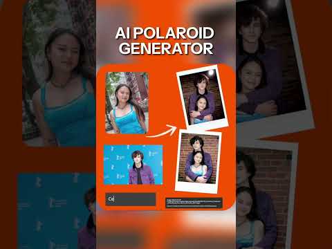 Use Kapwing to create the viral AI polaroid generator today! #aigeneration #aipolaroid #ai #edit