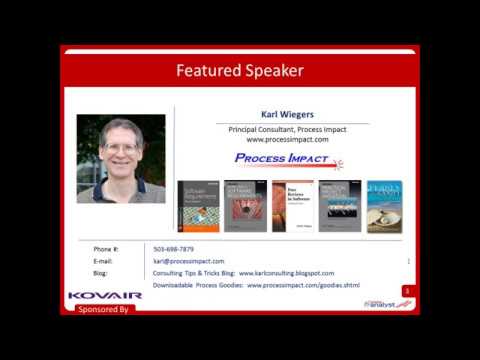 Requirements Management Best Practices Webinar June 2017