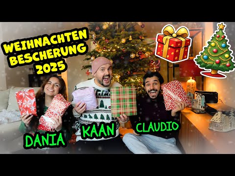 BESCHERUNG mit Kaan, Dania & Claudio! WEIHNACHTEN 2025