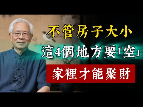 福人居福宅!不管你住的房子大小,這4個地方記住要「空」,家裡才能聚財。