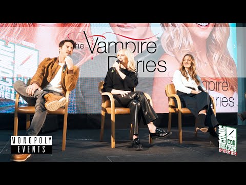The Vampire Diaries PT 1 (Michael Trevino, Kayla Ewell & Candice King) Q&A Panel | Comic-Con NI 2022