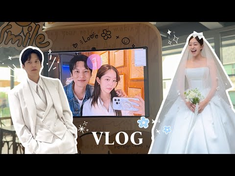 Dress fitting for the main event👰🏻🤵🏻Want to have a cool fight? Let's get along well before the war🥊