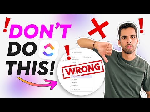 5 ClickUp Mistakes That Are Killing Your Productivity