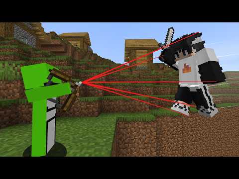 Minecraft Fly Hacker VS Aimbotter