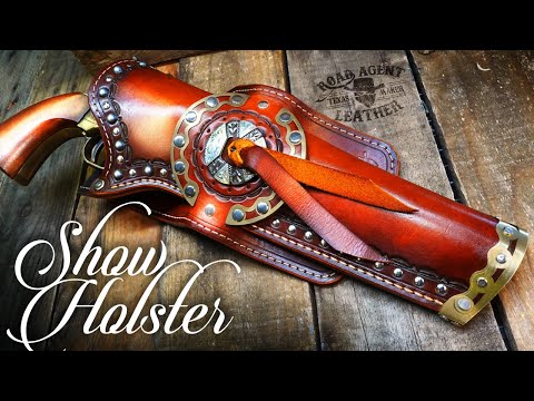 Making my most Extravagant leather holster yet!