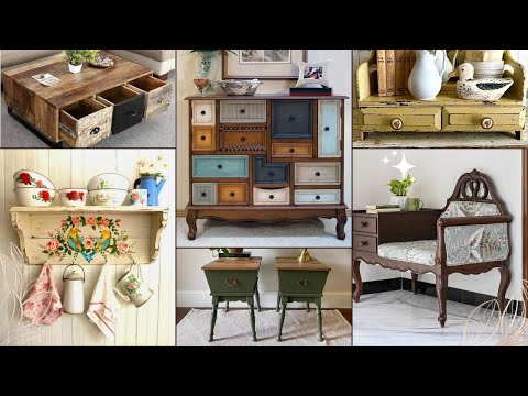 Recrafted Elegance   Artistic Furniture and Décor Pieces Made from Reclaimed Old Vintege furniture