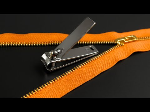 A Tailor Shows You How to Fix Zippers Quickly Without Going to the Shop