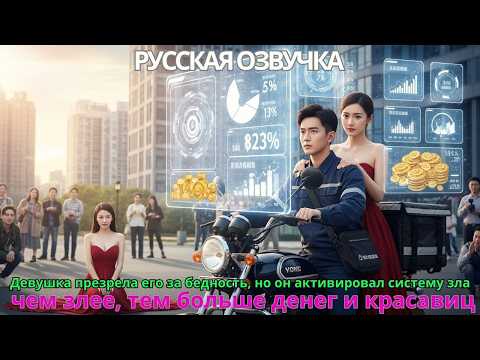 Девушка презрела его за бедность но он активировал систему зла чем злее тем больше денег и красавиц