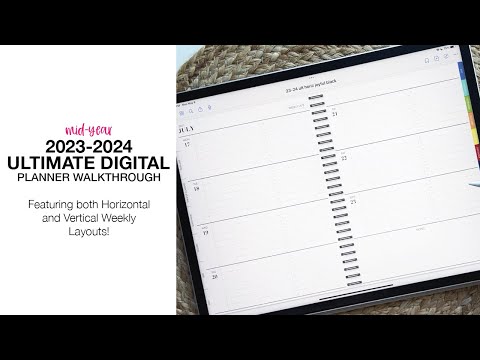 2023-2024 Mid Year Ultimate Digital Planners