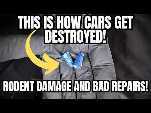 This is How Cars Get Destroyed! Bad Repairs and Rodent Damage