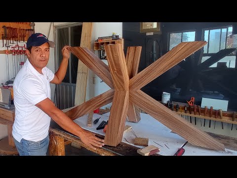 Enchapado de pedestal #elmueblemoderno