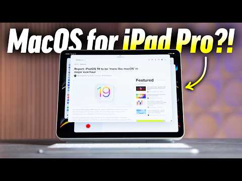 How iPadOS 26 will make the iPad Pro.. PRO AGAIN!