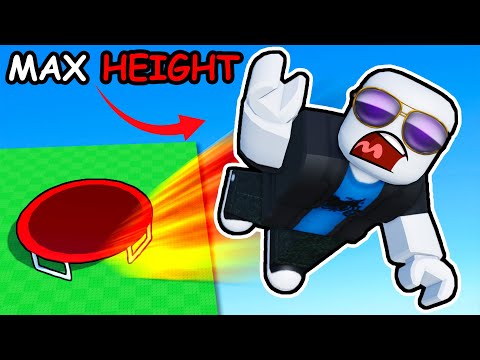 reaching MAX HEIGHT in Roblox highest bounce...