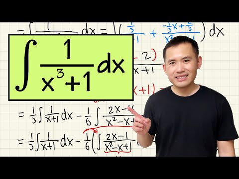 Integral of 1/(x^3+1) via partial fraction decomposition