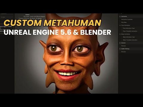Create Custom Metahumans With Unreal Engine 5.6 And Blender